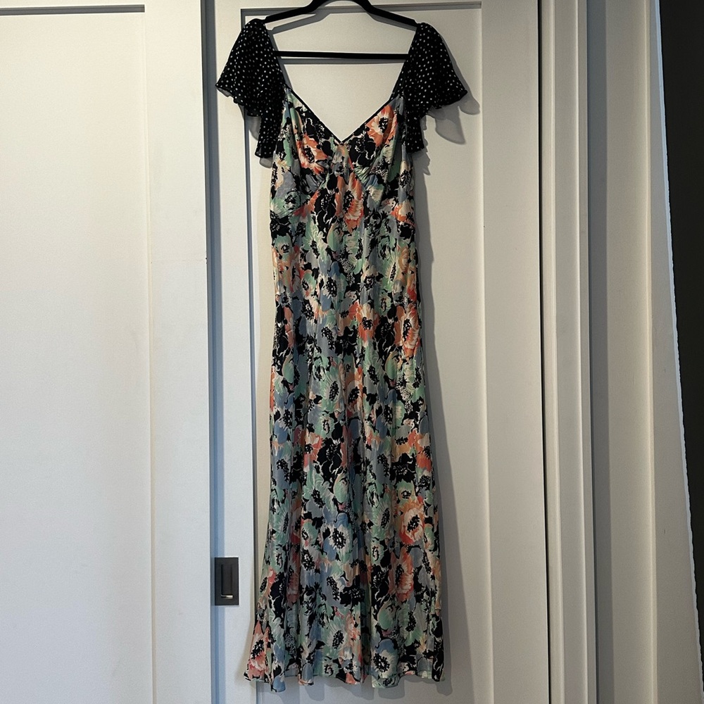 RIXO Floral Maxi Dress